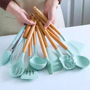 Kit Utensílios de Cozinha em Silicone