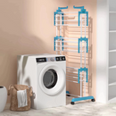 Varal Dobrável 3 Andares com Rodinhas