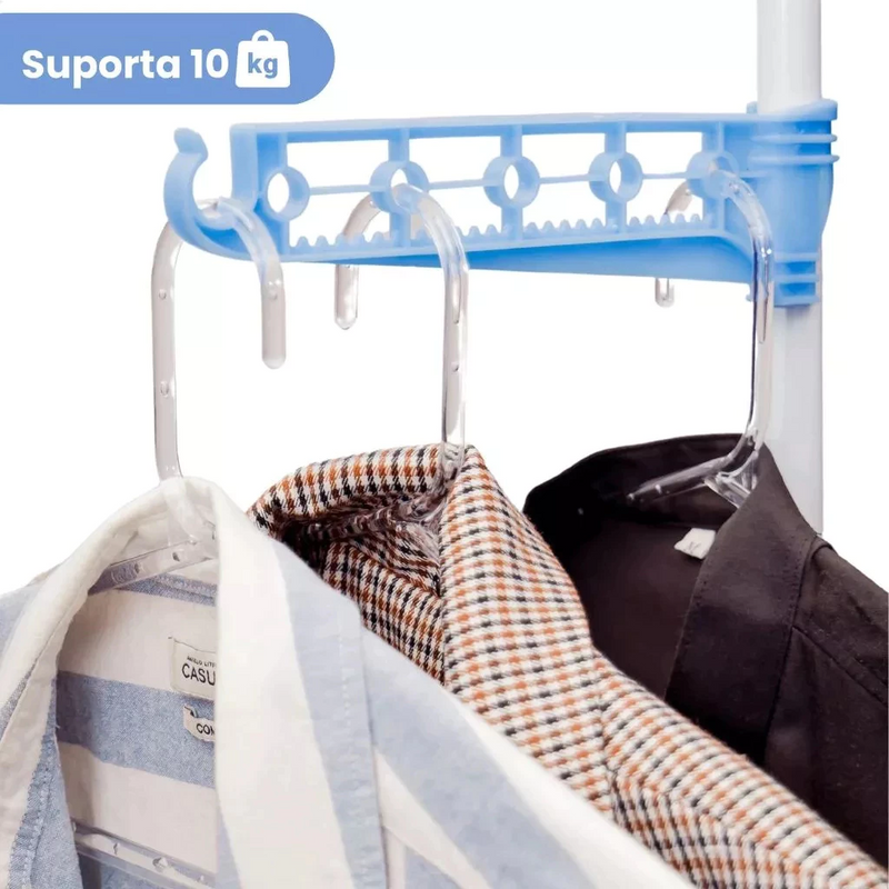 Varal Dobrável 3 Andares com Rodinhas