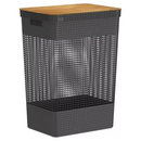 Cesto Roupa Suja 49L | Tampa Bambu