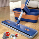 Kit Esfregão e Balde Dobrável