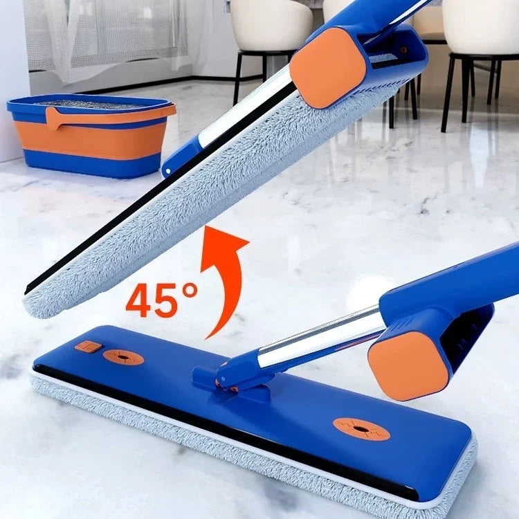 Kit Esfregão e Balde Dobrável