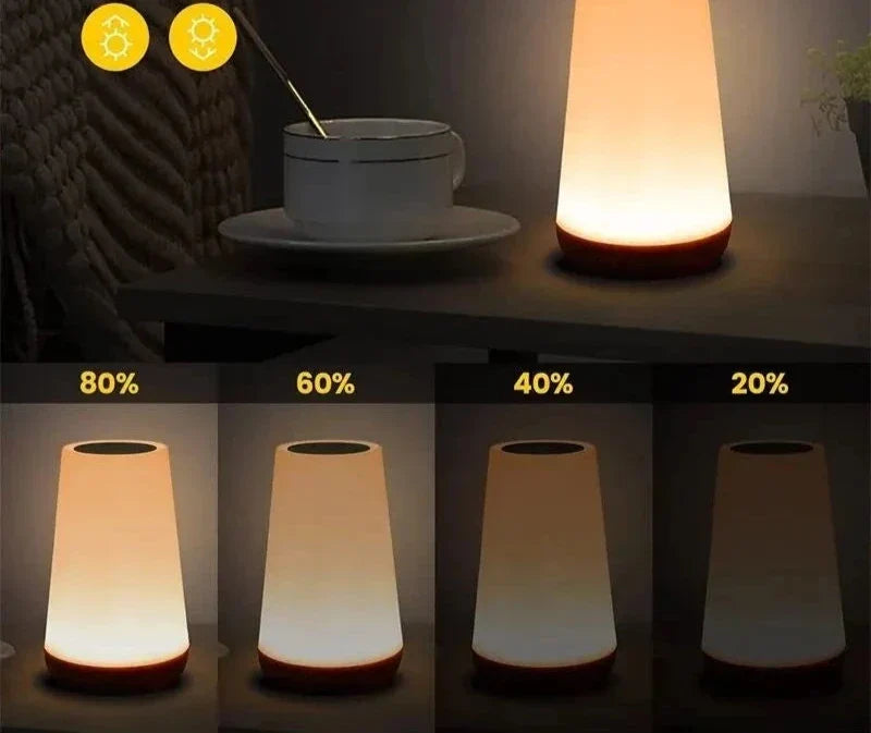 Luminária De Mesa Recarregável Moderna