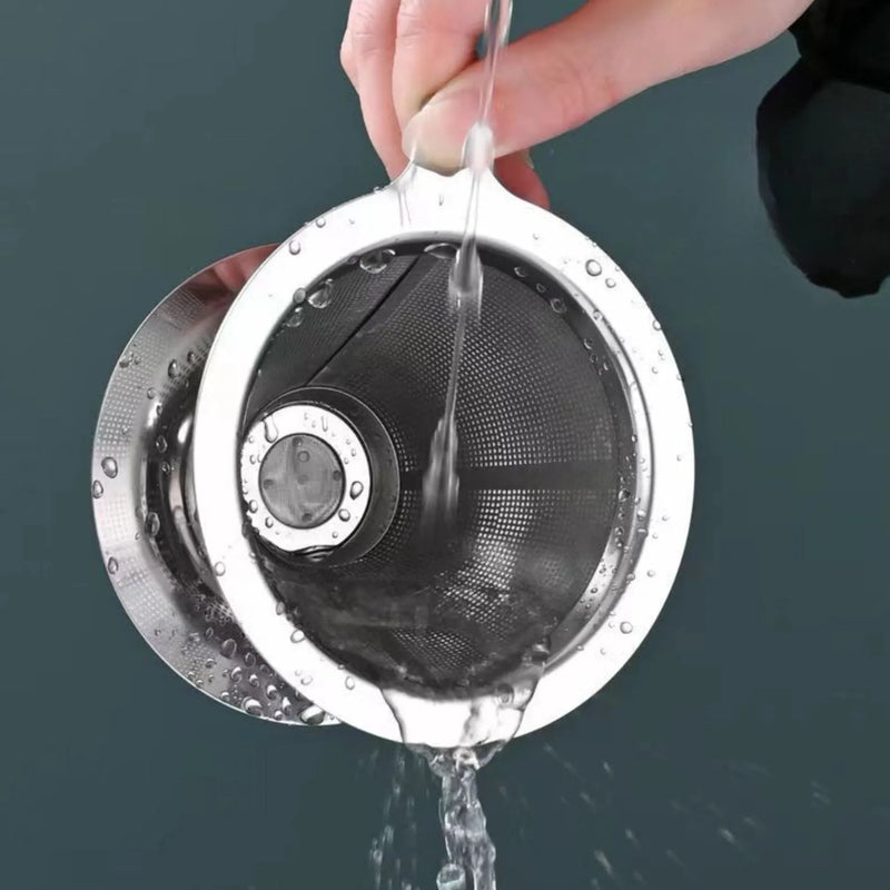 Coador com Filtro de Café Reutilizável em Aço Inox