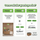 Painel Ripado Laminado de EVA Autocolante | Linha Madeto