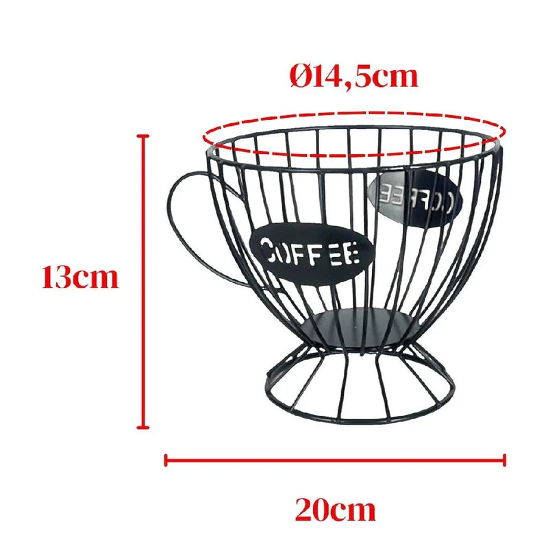 Porta Cápsulas em Metal
