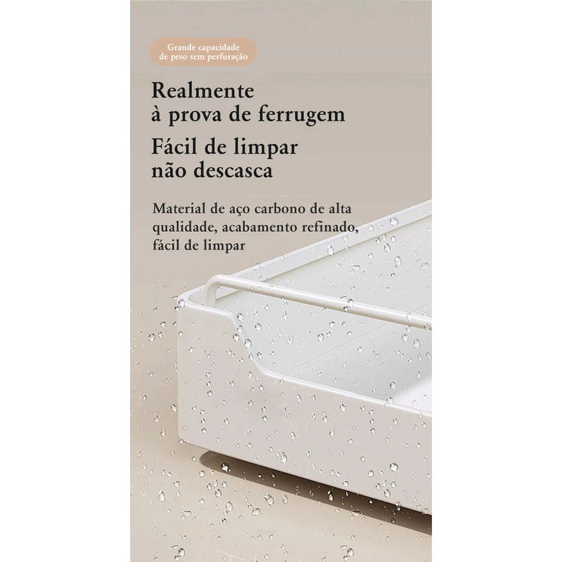 Armário Deslizante Prateleira Organizadora