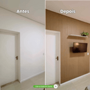 Painel Ripado Laminado de EVA Autocolante | Linha Madeto