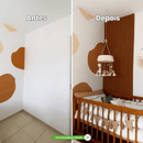 Painel Ripado Laminado de EVA Autocolante | Linha Madeto